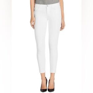 J Brand Midrise Skinny Jeans Blanc White Size 27 Bright High Quality Denim